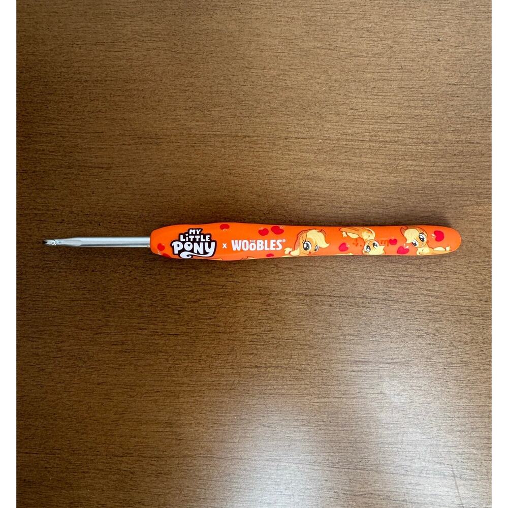 *Never Used* Woobles Hasbro My Little Pony Apple Jack Collectible Crochet Hook